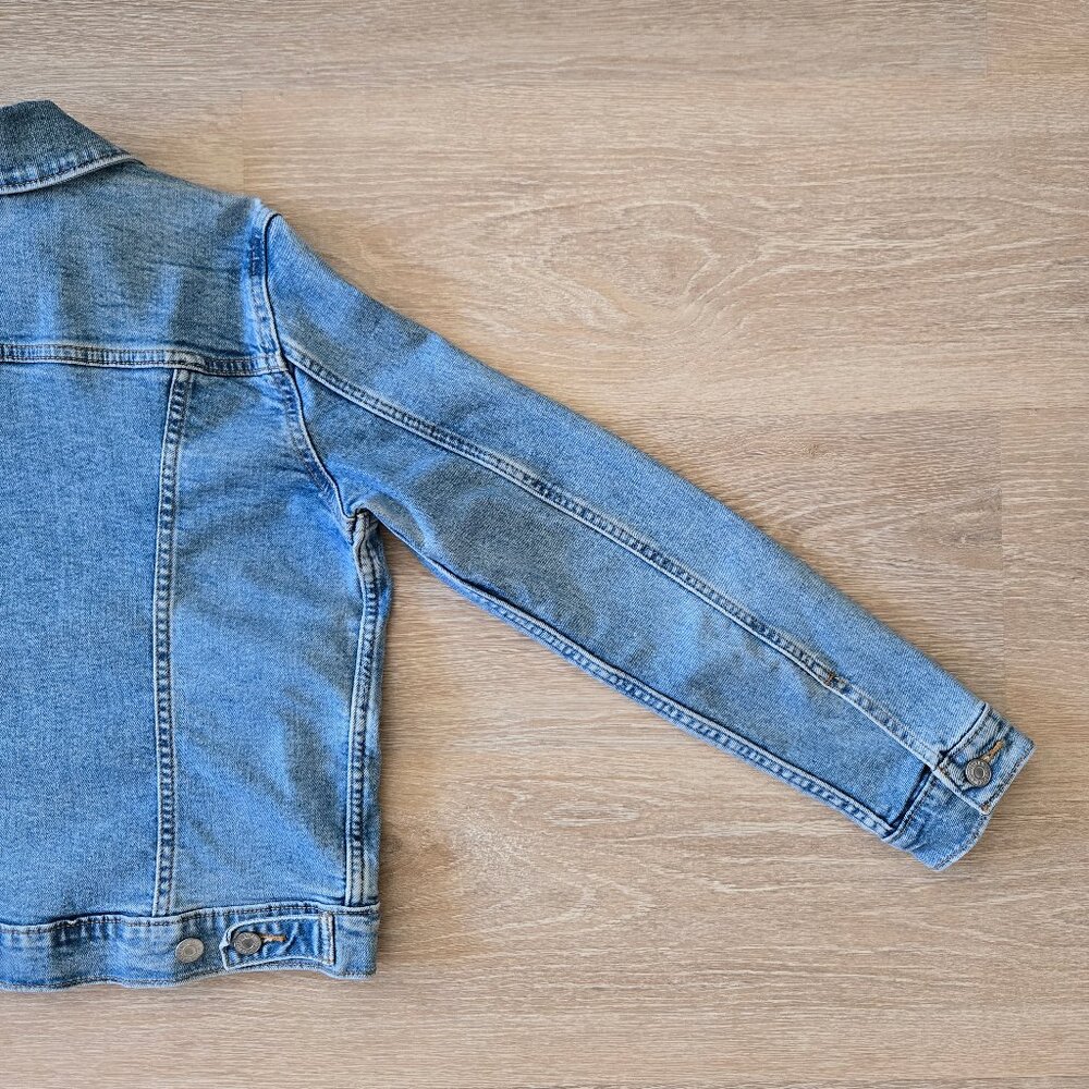 Levi’s Original Trucker Jacket Women’s Small – Classic Stretch Denim, Light Wash - Picture 13 of 17